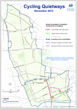 Cycle Quietways Route Map