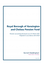 Royal Borough of Kensington and Chelsea Pension Fund IAS26 Disclosures at 31 March 2015