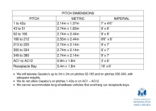 Pitch Dimensions