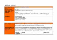 Heythrop College SPD - Equalities Impact Assessment 