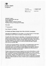Response from Public Health England