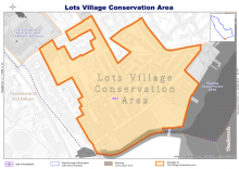 Lots Village Conservation Area Map