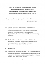 Pension Fund Communications Strategy 2016-17