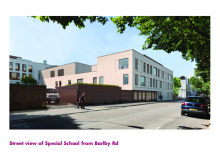 Street view of Special School from Barlby Road