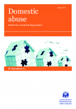 Domestic abuse advice for social housing tenants