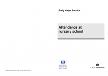 Attendance at nursery school