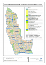 Map of Corporate Services Grant Allocations