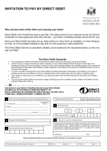 Business Rates direct debit form