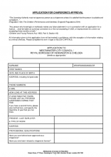 Chaperone Application Form - PDF Version