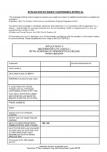 Chaperone Renewal Application Form - PDF Version