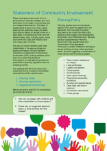 Statement of Community Involvement leaflet