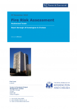 Hazlewood Tower Fire Risk Assessment