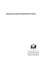 Busking and Street Entertainment Policy