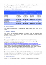 Greenhouse Gas Report 2014-2015