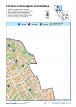 Map B - North Kensington east of Ladbroke Grove