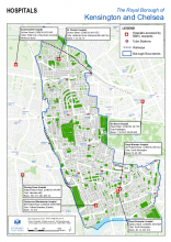 Hospitals map