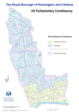 Parliamentary constituencies map