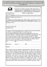 Apply For A Premises Licence Grant Royal Borough Of Kensington And Chelsea