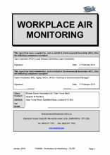 Air monitoring report Adair and Hazlewood January 2019