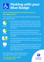 Blue badge parking near hospitals