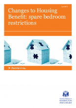Changes to housing benefit spare bedroom restrictions