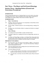 Part 3 Section 3 - Standing Orders