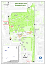 The Holland Park Ecology Centre Map