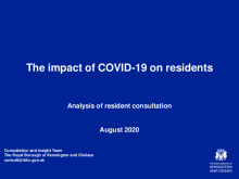 The impact of COVID-19 on residents - Analysis of resident consultation