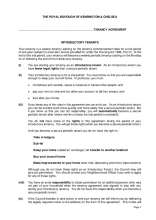 Current Tenancy Agreement - Introductory