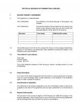 Current Tenancy Agreement - Secure