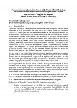 Personal Emergency Evacuation Plans in High-Rise Residential Buildings recommendations from the Grenfell Tower Inquiry Phase 1 report
