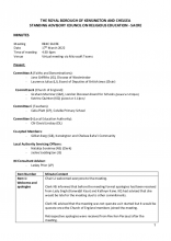 Minutes - Thursday 17 March 2022