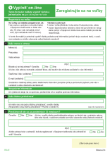 Slovak - Voting registration form