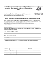 Application to vary a club premises certificate