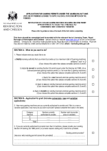 Notification or Application for a permit