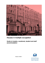Hostels, vocational, student and staff accommodation  
