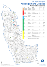 Public toilets in the borough