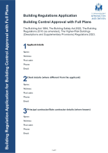 Building Regulations Approval with Full Plans