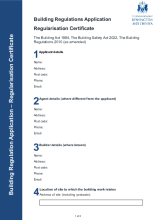 Regularisation Certificate (pdf)