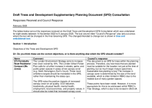 Trees and Development SPD Formal Consultation Schedule