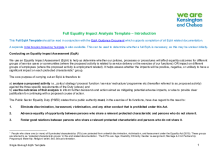 Trees and Development SPD Equality Impact Assessment