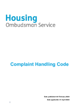 Housing Ombudsman Complaint Handling Code