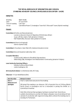Minutes - Thursday 6 June 2024