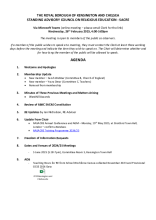 Agenda - Wednesday 26 February 2025