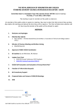 SACRE Agenda Thursday 5 June 2025