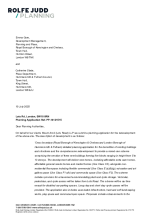 Lots Road South redevelopment - cover letter