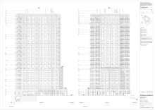 Earls Court  Proposed GA Elevations - South and East September 2025