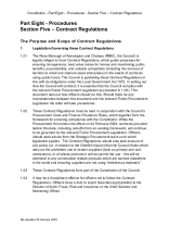 Part Eight Section Five - Contract Regulations