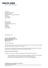 Lots Road South redevelopment - amendments cover letter