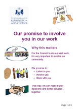 Public Participation Commitments - Easy Read